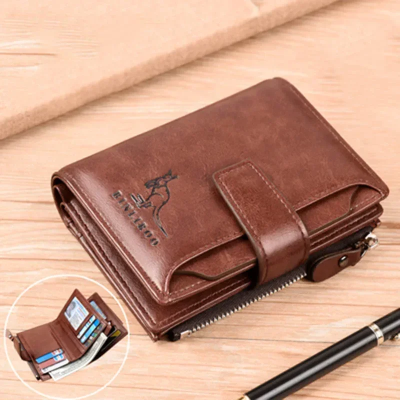 Luxury Bags Photos - Luxury Leather Men's Coin Purse RFID