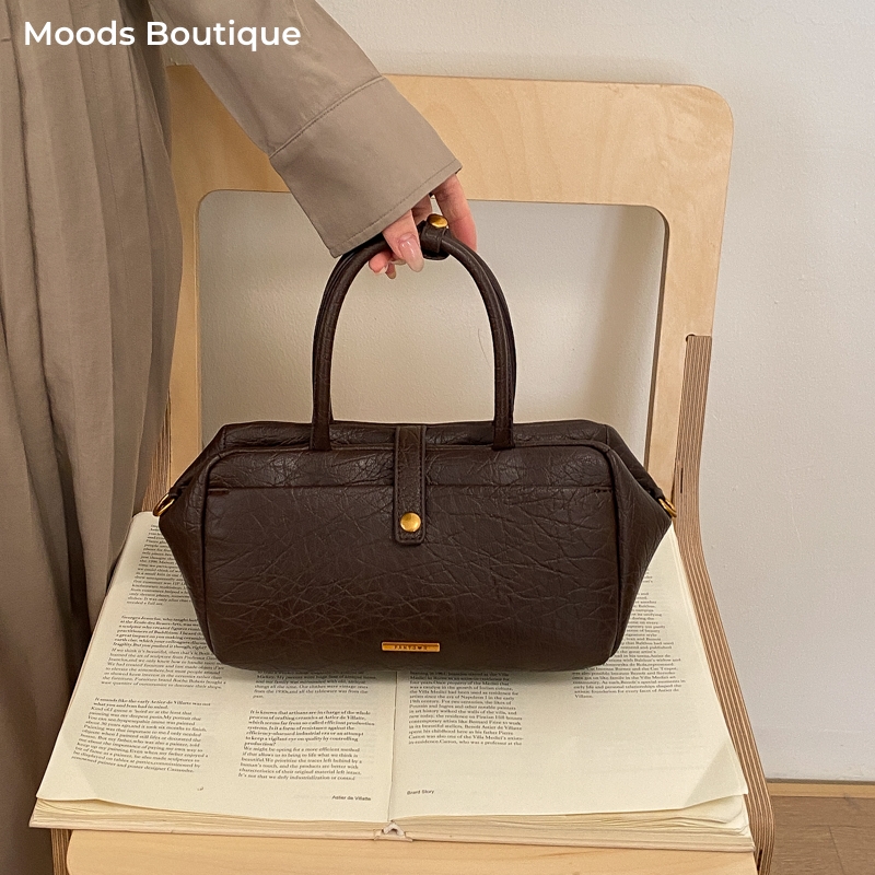 Luxury Bags Vegan - MOODS Vintage Top-handle Bags For Women