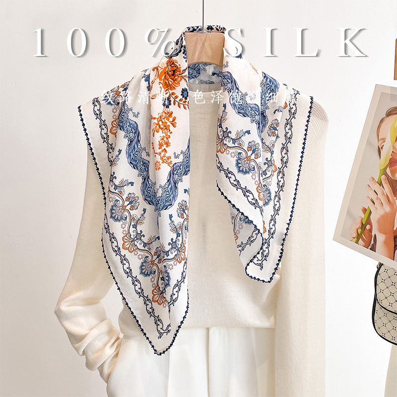 Luxury Bags Trending - Luxury 100% Mulberry Silk Square Scarf
