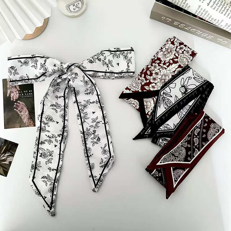 Luxury Bags Trending - Luxury Fashion Woman Skinny Silk Scarf
