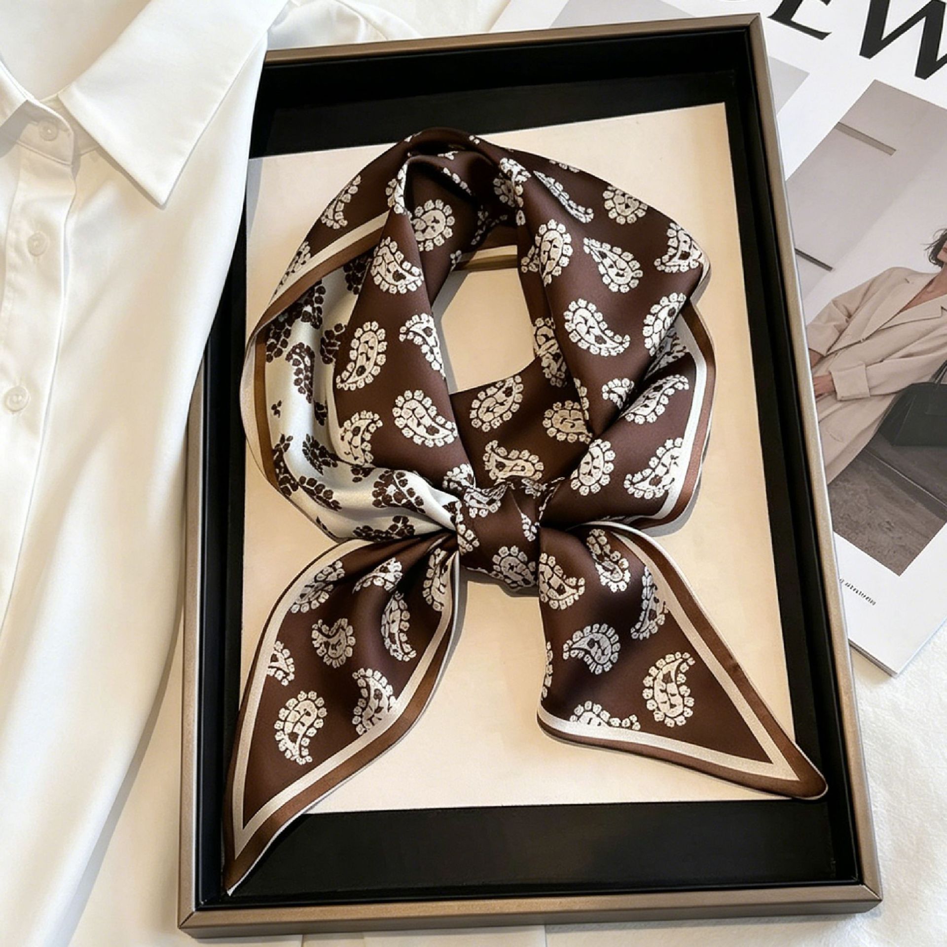 Luxury Long Neckerchief Skinny - đánh giá và giá Luxury Bags Trending