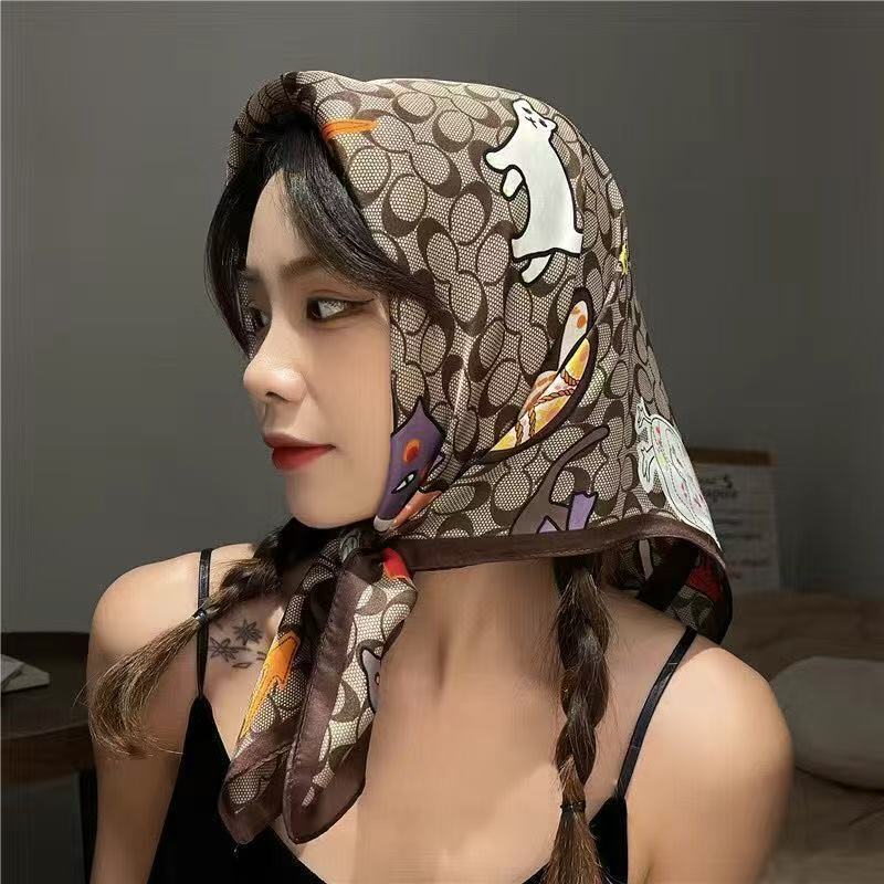 New Silk Square Scarf Women Lu - đánh giá và giá Luxury Bags Trending