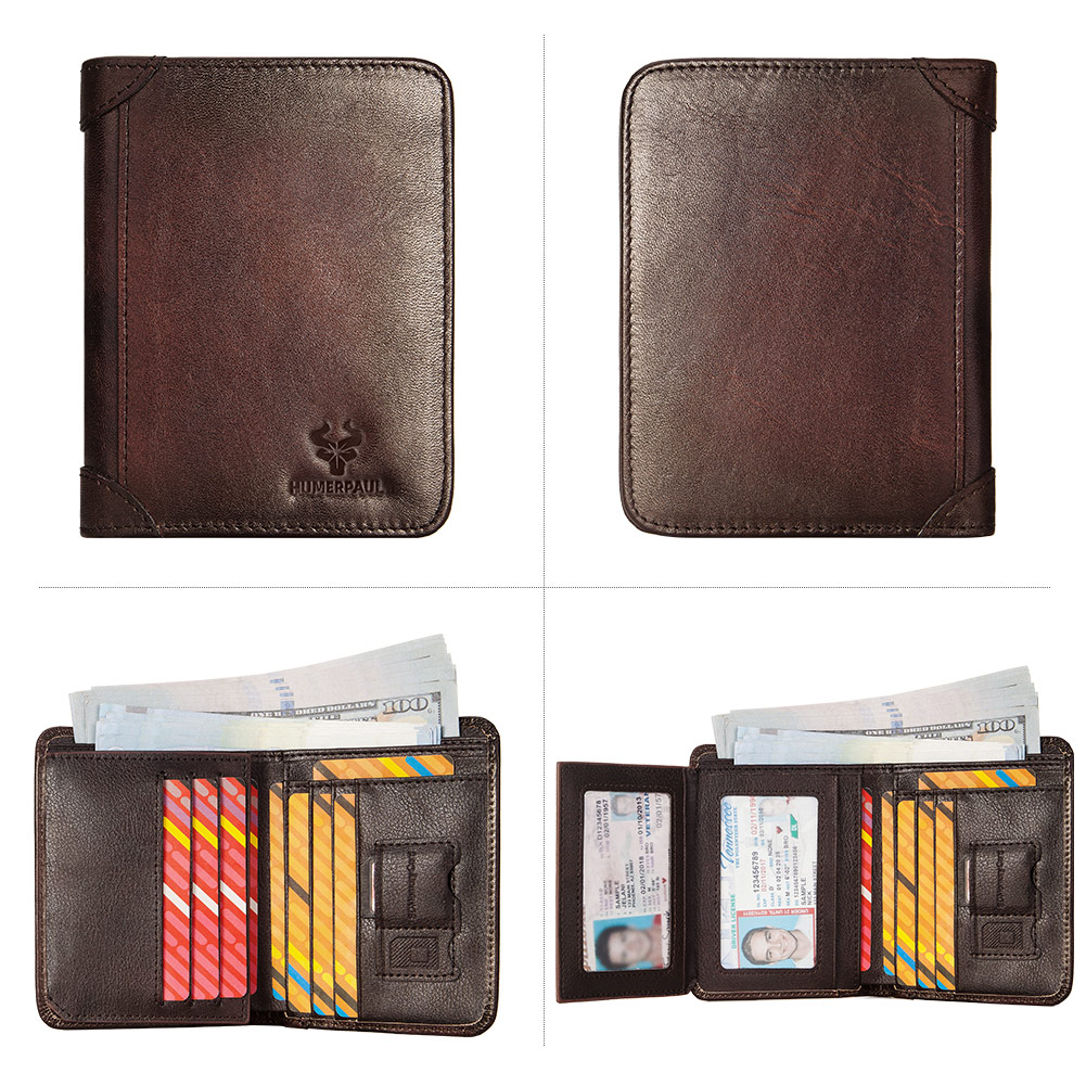 Genuine Leather Mens Wallet RF - đánh giá và giá Luxury Bags Photos