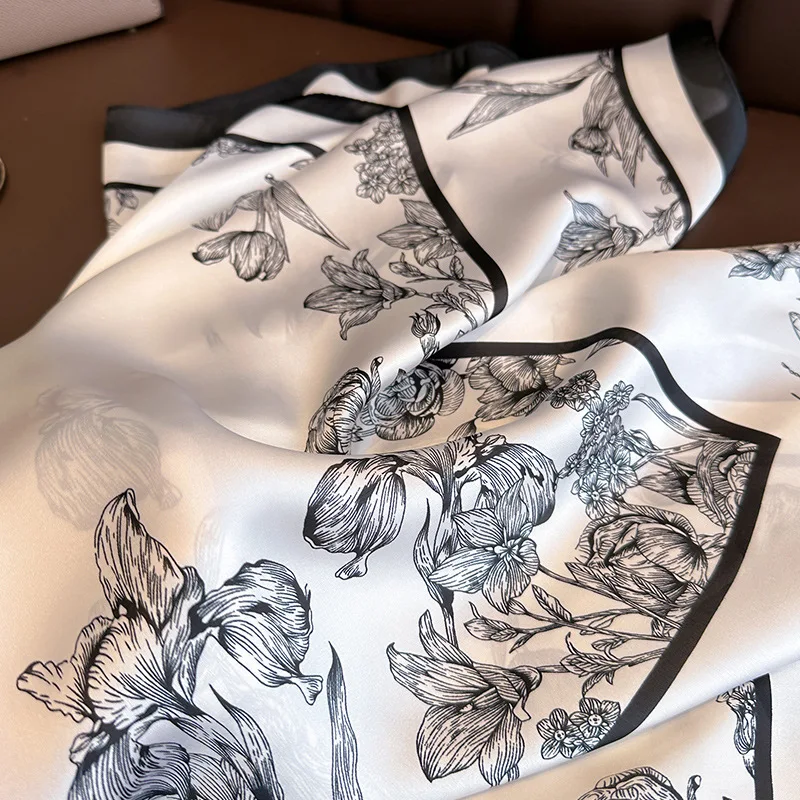 70*70cm Luxury Floral Print Si - đánh giá và giá Luxury Bags Trending